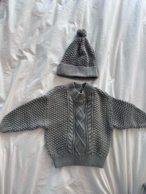 Quincy Mae Sweater & Hat Set